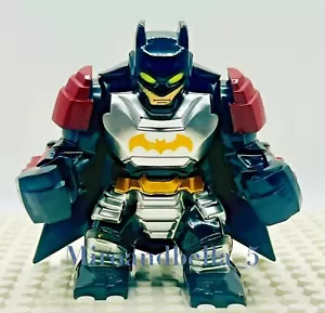 DC Armored Batman V2 Custom Big Figure Minifigure Bigfig New Not Lego - Picture 1 of 4
