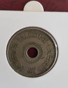 Palestine 20 Mils, 1935 VF/aEF