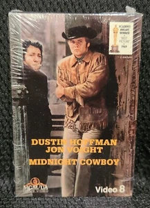 Midnight Cowboy Video 8 8mm Video Cassette NEW & SEALED - Dustin Hoffman - Imagen 1 de 6