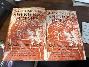 The Complete Sherlock Homes Volume 1 & 2 Hardcover Set Arthur Conan Doyle VG - Picture 1 of 1
