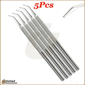 Podiatry Ingrown Nail Treatment Swan Neck Probes Pedicure Under Nail Cleaner X5 - Picture 1 of 1