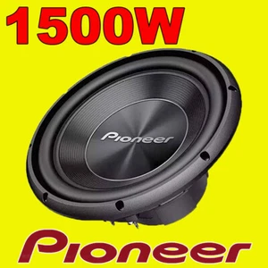 SUBWOOFER PIONEER 12" 1500W POTENCIA COCHE AUDIO GRAVES 4 OHM TOTALMENTE NUEVO WOOFER - Imagen 1 de 1