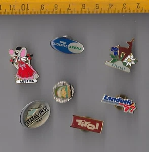 Insignia de pin AUSTRIA (Butterfly back) Tirol Austria enchufe - Imagen 1 de 9