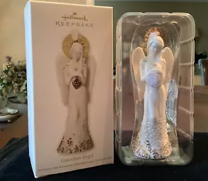 Guardian Angel 2012 Hallmark Keepsake Ornament White Porcelain NIB - Picture 1 of 9