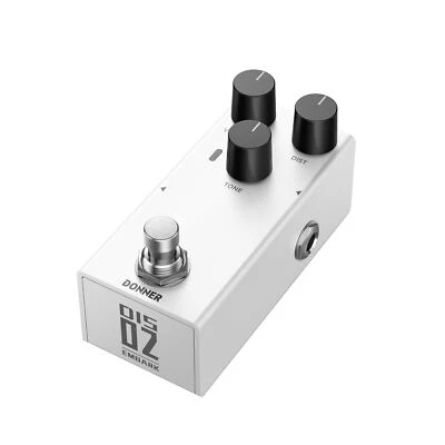 Donner EMBARK 02 Distortion Analog Guitar Effects Pedal DIY Shell True Bypass - Image 1 of 4