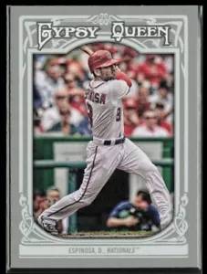 2013 Topps Gypsy Queen Base Danny Espinosa Washington Nationals #206 - Picture 1 of 2