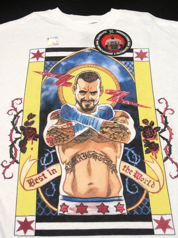CM Punk WWE Second City Saint / Best In The World T-Shirt Men’s LARGE NEW Cover