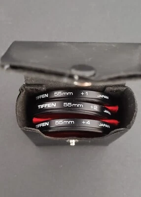 Tiffen 55mm Close-Up Macro Lens Set 1+2+4 - Image 1 of 2