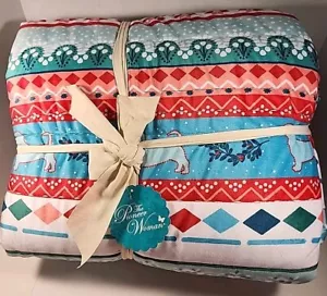 Neu Pioneer Frau Fairisle Full/Queen Quilt 3-teiliges Set neuwertig mit Etikett Fair Isle Schönheit - Bild 1 von 5