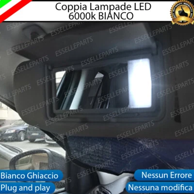 ALETTE PARASOLE A LED PER FIAT TIPO 6000K ALTA LUMINOSITA' - Immagine 1 di 2