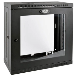 Tripp Lite 19-Inch 12U Wall Mount Rack Enclosure Server Cabinet - Black - Picture 1 of 5