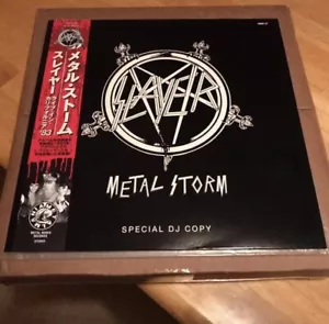 Slayer Metal Storm Rare Pink Vinyl Misprint Only 24 Metallica Anthrax Maiden DIO - Picture 1 of 4