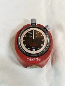 Vintage alte OMEGA Stoppuhr Swiss Made 1960er Jahre Rennsport mit Etui - Bild 1 von 11
