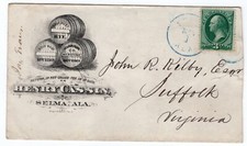 Cassin Liquor Dealer Selma AL 1874 Exposition - Shooting, Baseball, Races 