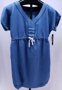 FLUTTER & KICK Umstandsmode Gr. L Kurzarm Hemdkleid Chambray Denim UVP 58 $ - Bild 1 von 4