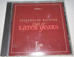Sviatoslav Richter: Out of Later Years Vol 1: Bach Brahms (CD, Live Classics) - Foto 1 di 2