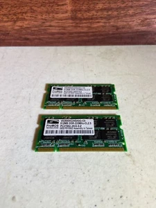 1GB ProMOS PC-2700 DDR-333 LAPTOP Memory SODIM 1gig RAM Kit (2) SODIMM Kit - Picture 1 of 2