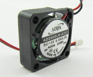 1pc ADDA Ball Bearing MINI DC Cooling fan AD2005LB-K70 5V 0.05A 20x20x6mm 2006 - Picture 1 of 6