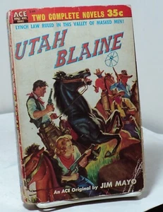 Utah Blaine / Desert Showdown by Jim Mayo / Brad Ward - Ace Double D-48 - Picture 1 of 2