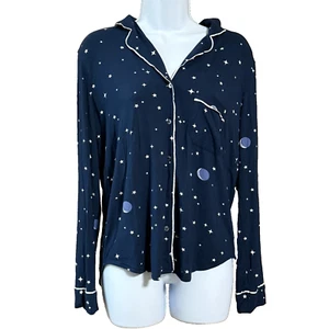 Victoria's Secret PJ-Top Small dunkelblau Sterne Galaxy Modal weich - Bild 1 von 8