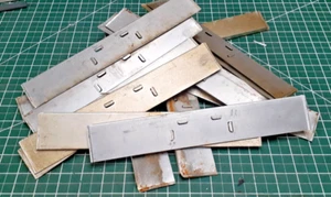 16 LYON REAL drawer dividers 1 3/4" x 10 5/8" w/ slip in Label Holder AL USA - Picture 1 of 4