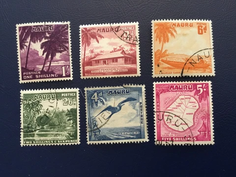 ICOLLECTZONE  Nauru  43-47 VF Used Cover
