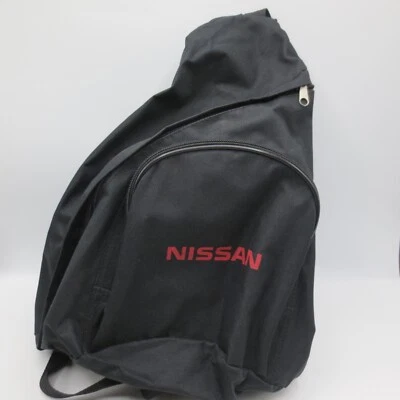 Nissan черный слинга рюкзак 16,5 «x 12» редкая промо подарок - Изображение 1 из 4
