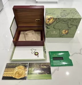 GENUINE Rolex President Day-Date 18238 18239 Watch Box Booklet SET Vintage 90s - Picture 1 of 11