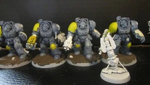 40K Space Wolves Wolfguard in Terminators Squad Semi-painted. - Bild 1 von 7
