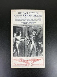 The Narrative of Colonel Ethan Allen - Corinth - 2nd Printing 1968 - Bild 1 von 6