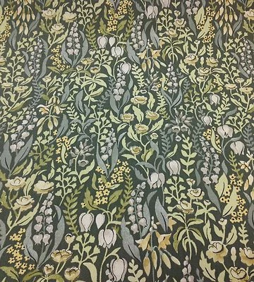 iliv SMD KELMSCOTT MOSS Floral Cotton Fabric.Curtains/Upholstery/Craft/Cushions