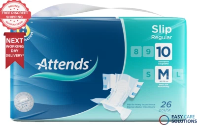 78 x Attends Slip Air Comfort 10 | Large | 3 Packs of 26 - Image 1 of 4