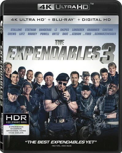 Expendables 3 (4K Ultra HD + Blu-ray + Digital HD) NEW Factory Sealed, Free Ship - Image 1 of 1