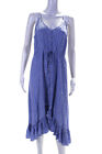 Rails Womens Purple Floral Print Scoop Neck Sleeveless Hi-Low Dress Size M