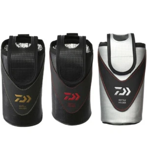 Daiwa BOTTLE HOLDER (D) Fishing Bag Black Gold or Black Red or Silver From Japan - Picture 1 of 9