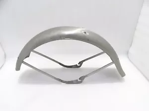 HARLEY DAVIDSON WLA MODEL 1942 & ONWARDS FRONT  MUDGUARD FENDER SET RAW - Picture 1 of 8