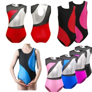 Kids Girls Dance Ballet Leotard Gymnastics Athletic Outfit Performance Bodysuits - Picture 1 of 39
