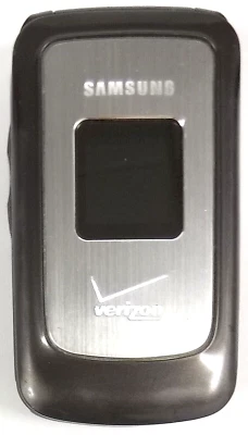 Samsung Knack SCH-U310 - Gray and Silver ( Verizon ) Cellular Flip Phone - Image 1 of 3
