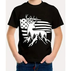 Pride hunting deer Mens printed t shirts casual graphic tee quote t shirts mens - Picture 1 of 6
