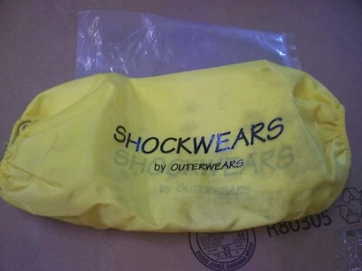 Polaris ATV Scrambler Magnum Xpress Outerwears Front Yellow Pair Shock Cover 509 - Image 1 of 3