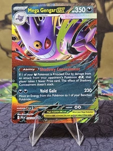 Mega Gengar ex 056/094 Phantasmal Flames Holo Doble Raro Casi Nuevo - Imagen 1 de 3
