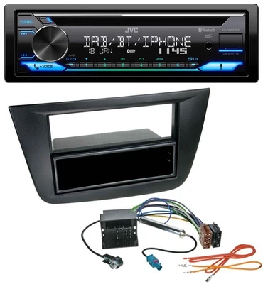 JVC Bluetooth MP3 USB DAB CD Autoradio für Seat Toledo Altea ab 05 schwarz - Bild 1 von 4