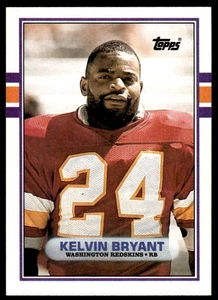1989 Topps #261 Kelvin Bryant Washington Redskins - Picture 1 of 2