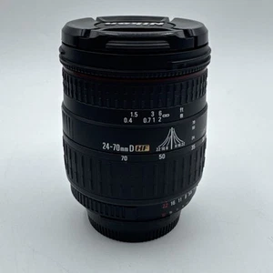 Sigma Zoom 24-70mm 1:3.5-5.6 HF Aspherical Lens & Cap Made Japan - Picture 1 of 16