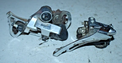 Shimano Acera X Front & A Rear Derailleurs FD-M291 RD-MC16 3x9 Long Reach Silver - Image 1 of 4