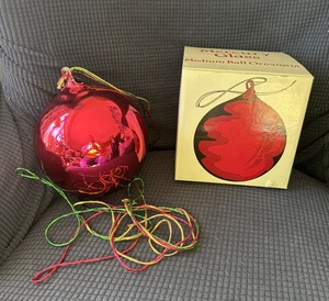 Department 56 Ornamento sfera media vetro mercurio fucsia #4840-7,5" - Foto 1 di 5