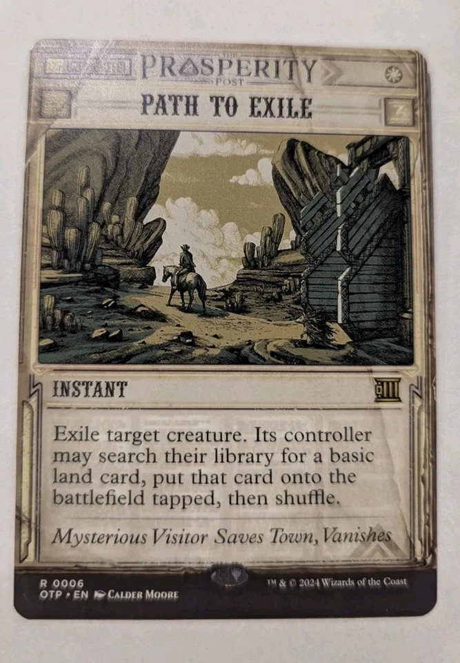 Path to Exile Outlaws of Thunder Junction: Breaking News - MTG RARE - Image 1 of 1