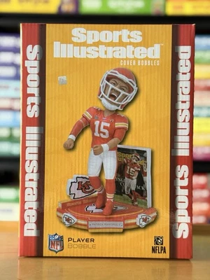 Patrick Mahomes KC Chiefs SB Champs Sports Иллюстрированная Обложка Bobblehead FOCO НОВАЯ - Изображение 1 из 4