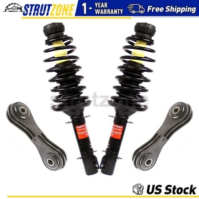 4 muelles helicoidales delanteros con puntales Monroe para Volkswagen Golf 1999-2006 Foto 1 de 4