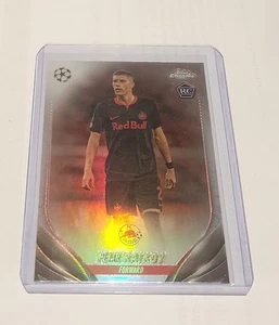 23/24 Topps Chrome UEFA Club Competitions Silver Refractor Petar Ratkov - Picture 1 of 2